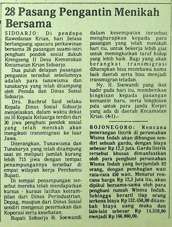 28 Pasang Pengantin Menikah Bersama