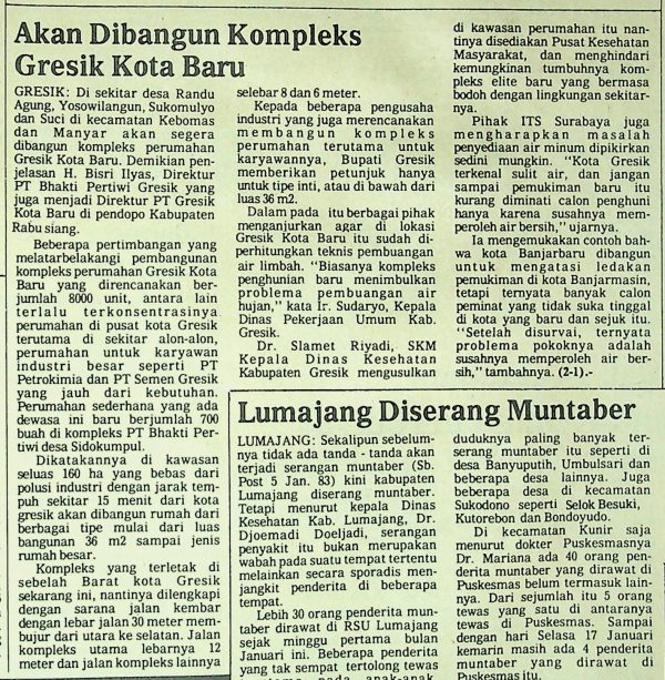 Akan Dibangun Kompleks Gresik Kota Baru