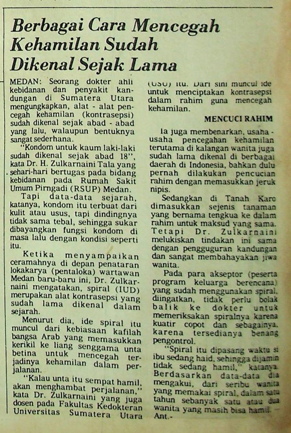 Berbagai Cara Mencegah Kehamilan Sudah Dikenal Sejak Lama