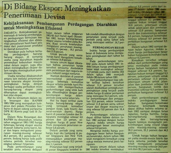 Peranan Pedagang Pribumi Masih Harus Ditingkatkan