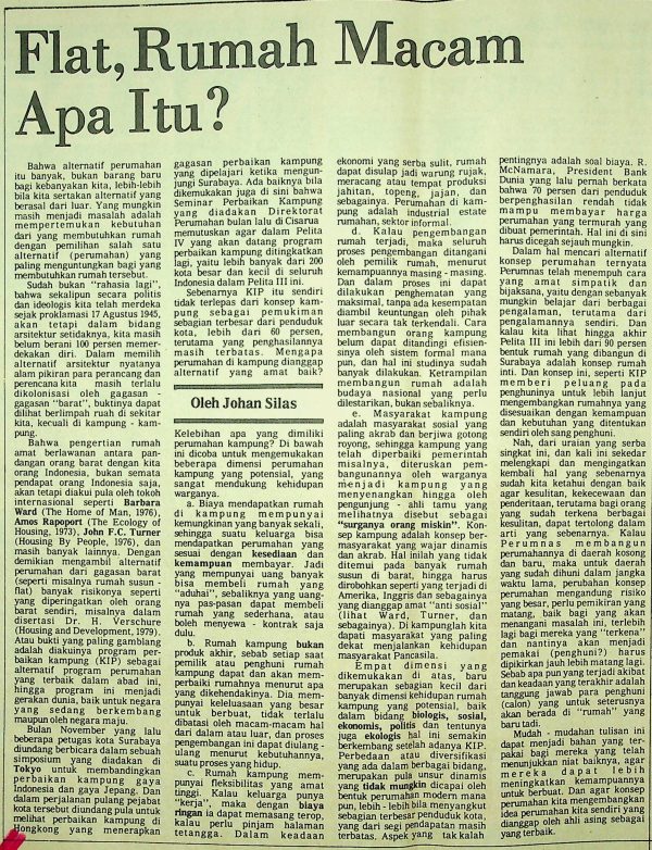 Flat, Rumah Macam Apa Itu?