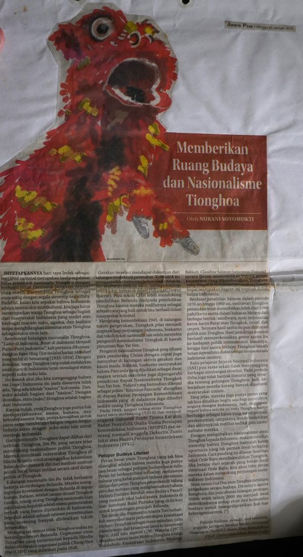 Memberikan Ruang Budaya dan Nasionalisme Tionghoa
