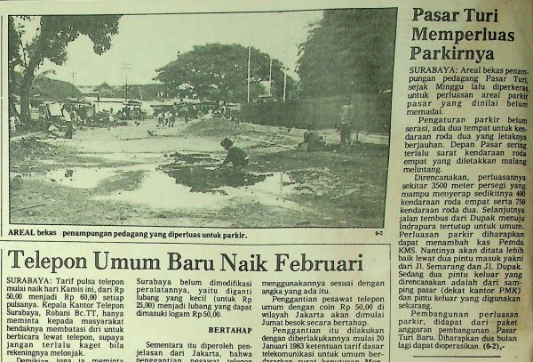 Pasar Turi Memperluas Parkirnya