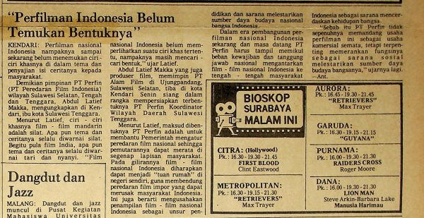 Perfilman Indonesia Belum Temukan Bentuknya