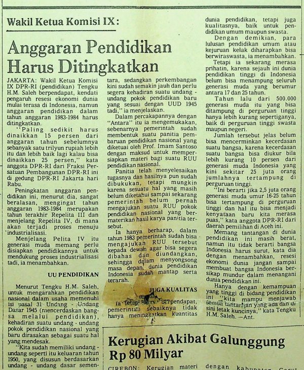 Wakil Ketua Komisi IX: Anggaran Pendidikan Harus Ditingkatkan