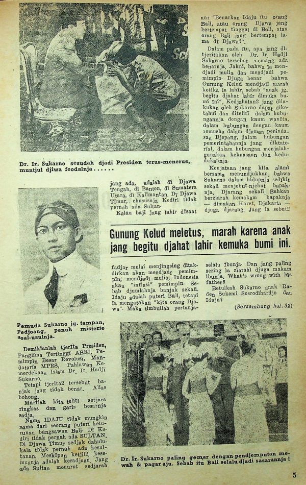 Gunung Kelud Meletus, Marah Karena Anak yang Begitu Jahat Lahir ke Muka Bumi Ini