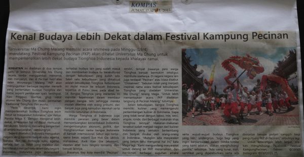 Kenal Budaya Lebih Dekat dalam Festival Kampung Pecinan