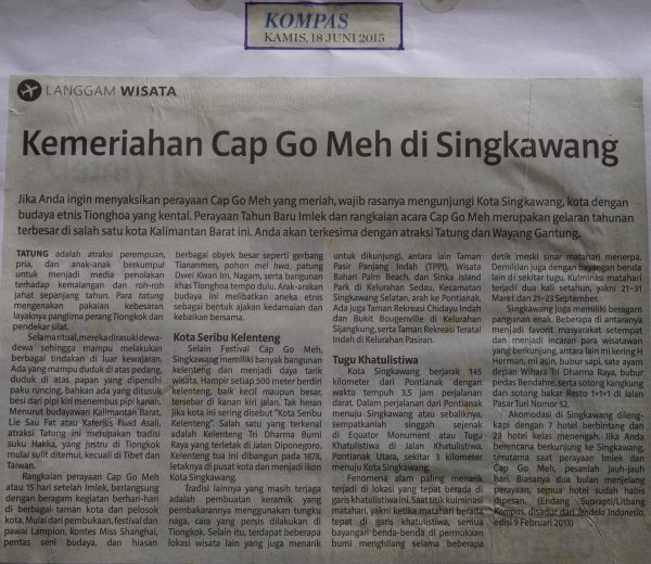 Kemeriahan Cap Go Meh di Singkawang