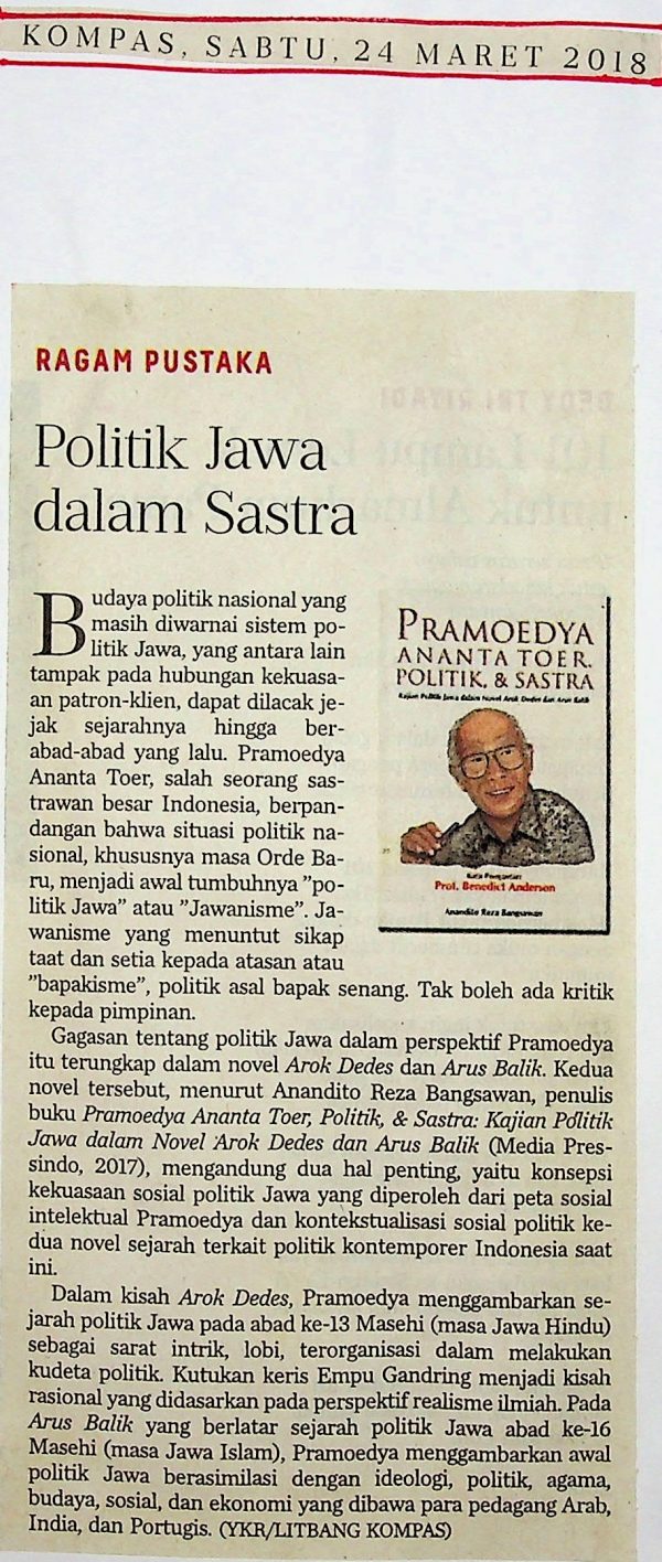 Politik Jawa dalam Sastra
