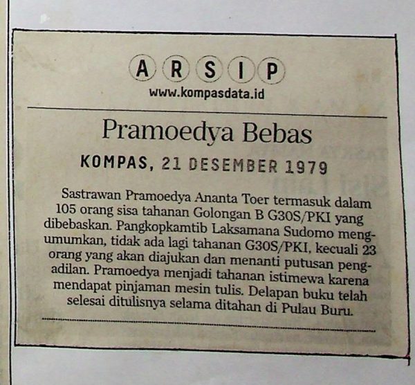 Pramoedya Bebas