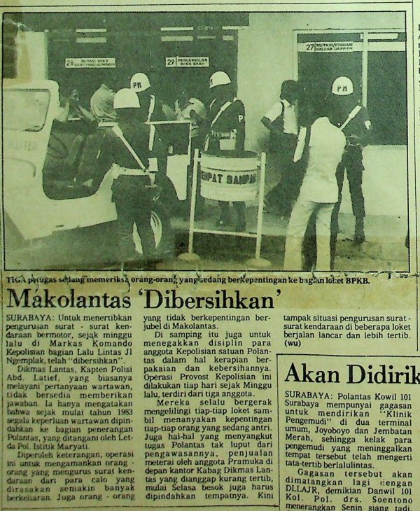 Makolantas 'Dibersihkan'