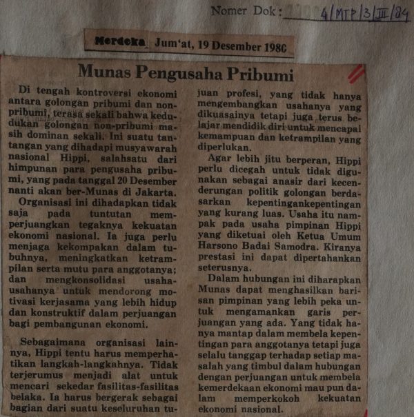 Munas Pengusaha Pribumi