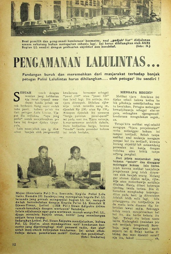 Pengamanan Lalu Lintas atau Momok Jalanan?