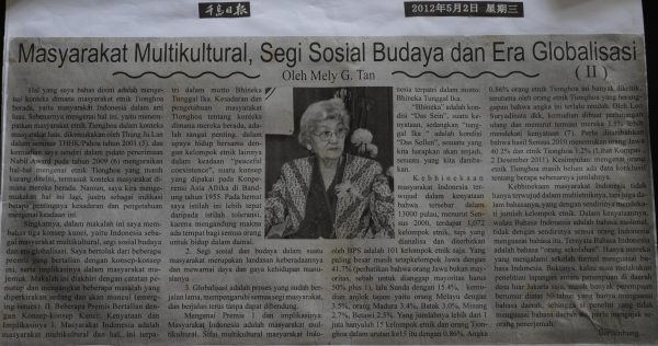 Masyarakat Multikultural, Segi Sosial Budaya dan Era Globalisasi (II)