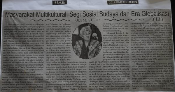 Masyarakat Multikultural, Segi Sosial Budaya dan Era Globalisasi (III)