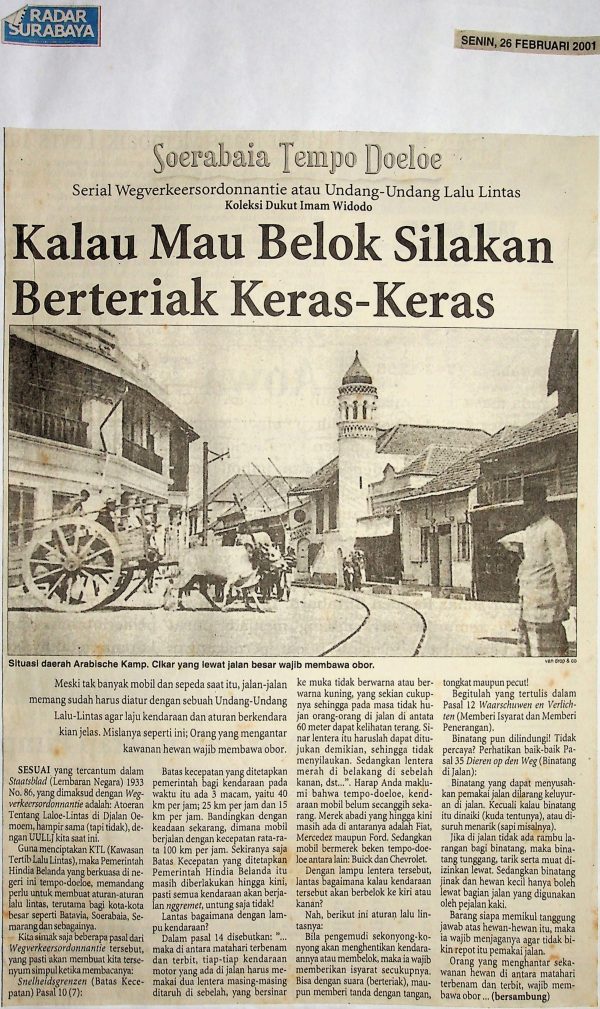 Kalau Mau Belok Silahkan Berteriak Keras-Keras