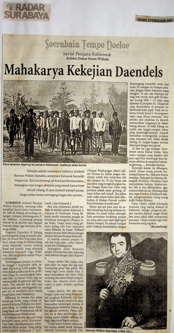 Mahakarya Kekejian Daendels