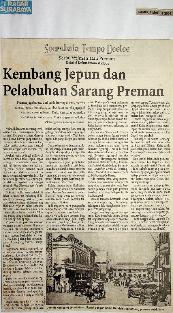 Kembang Jepun dan Pelabuhan Sarang Preman