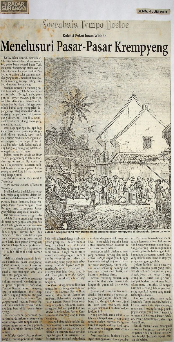 Menelusuri Pasar-Pasar Krempyeng