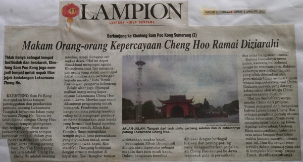 Berkunjung ke Klenteng Sam Poo Kong Semarang (2): Makam Orang- orang Kepercayaan Cheng Hoo Ramai Diziarahi