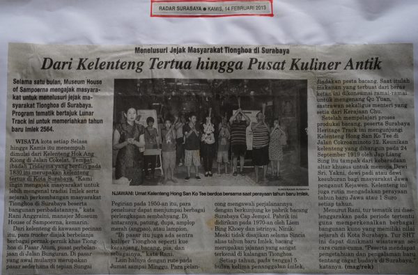 Menelusuri Jejak Masyarakat Tionghoa di Surabaya, Dari Klenteng Tertua hingga Pusat Kuliner Antik