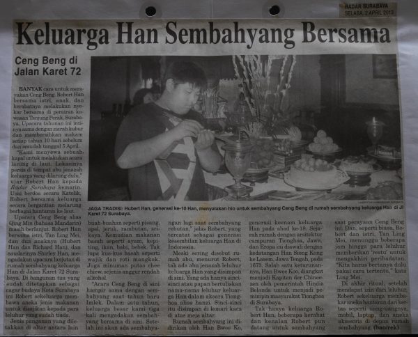 Keluarga Han Sembahyang Bersama