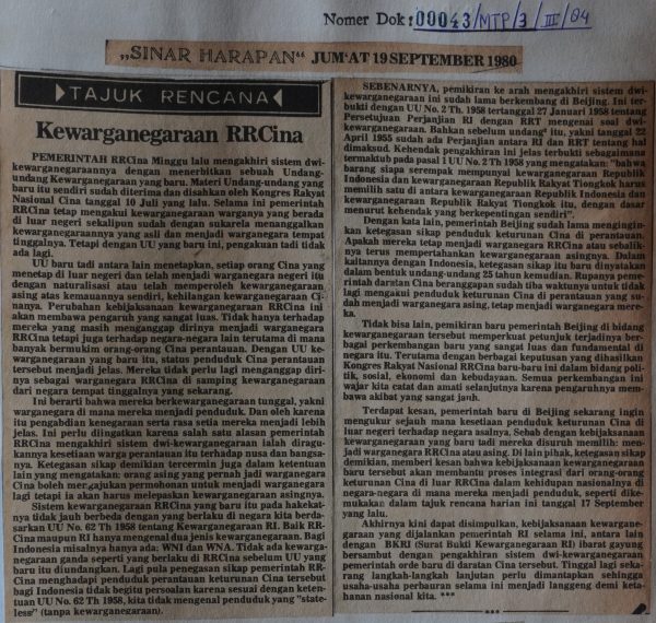 Kewarganegaraan RRCina