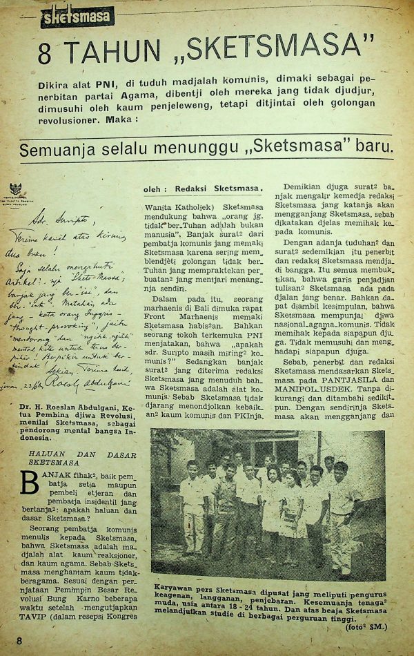 8 Tahun "Sketmasa"