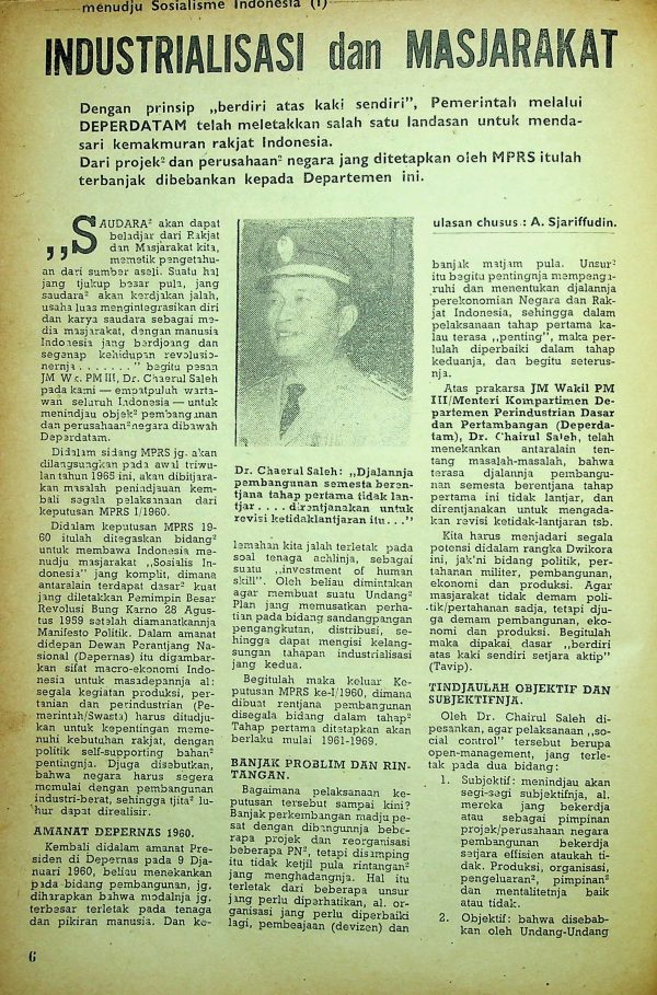 Industrialisasi dan Masyarakat