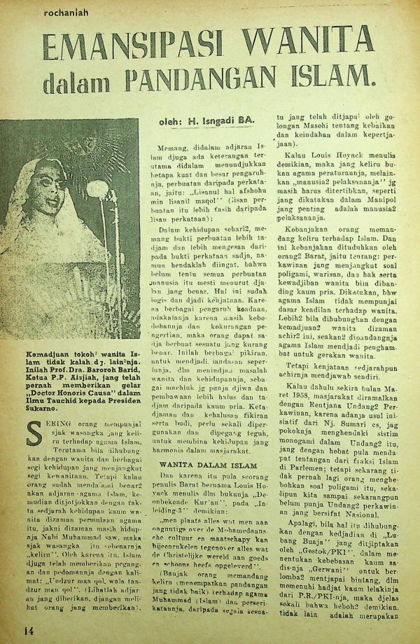 Emansipasi Wanita dalam Pandangan Islam