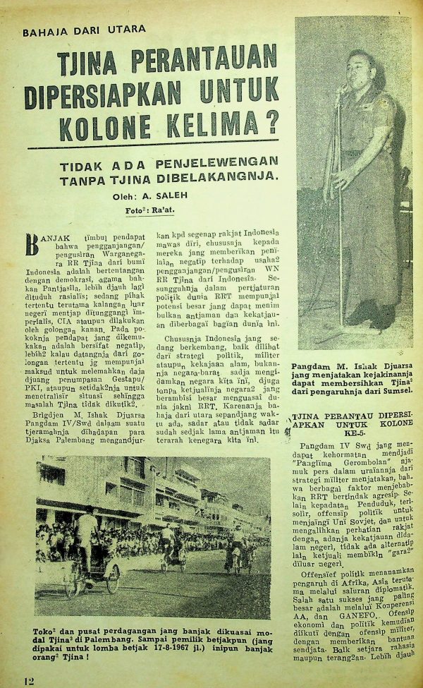 Cina Perantauan Dipersiapkan untuk Kolone Kelima?