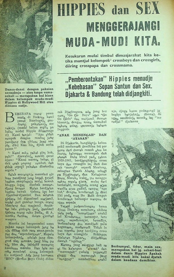 Hippies dan Sex Menggerajanggi Muda-mudi Kita