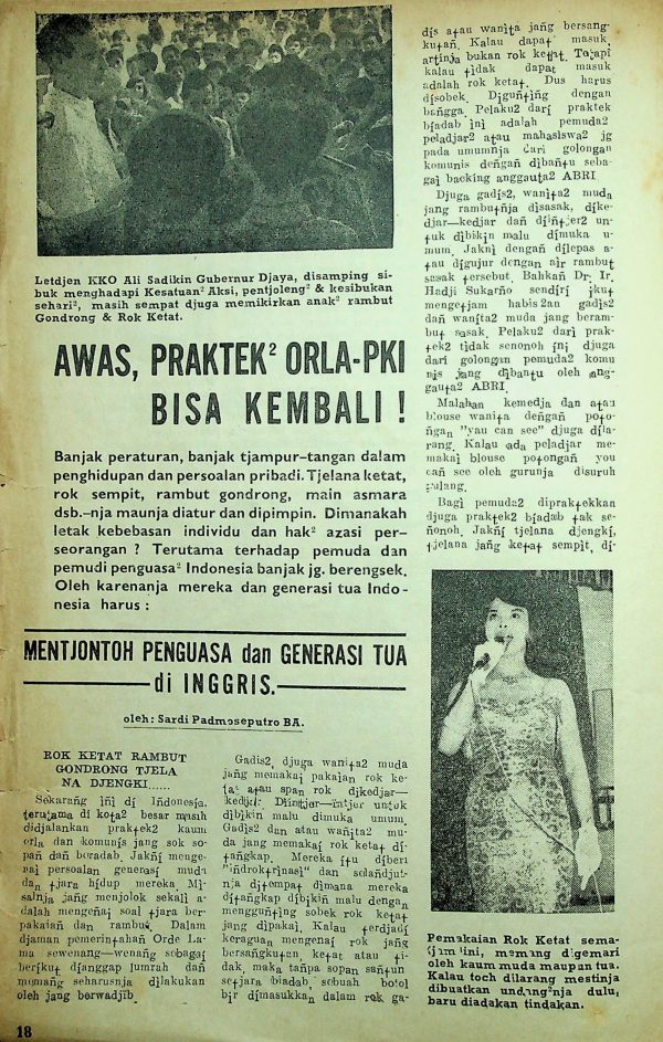 Awas, Praktek-praktek ORLA-PKI bisa Kembali!