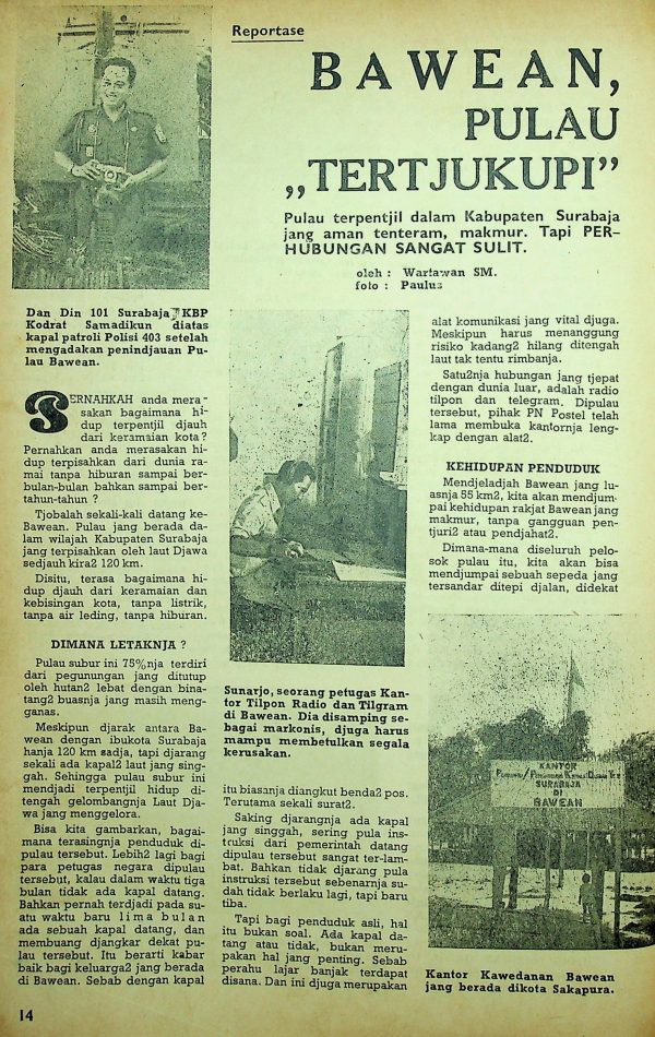 Bawean Pulau Tercukupi