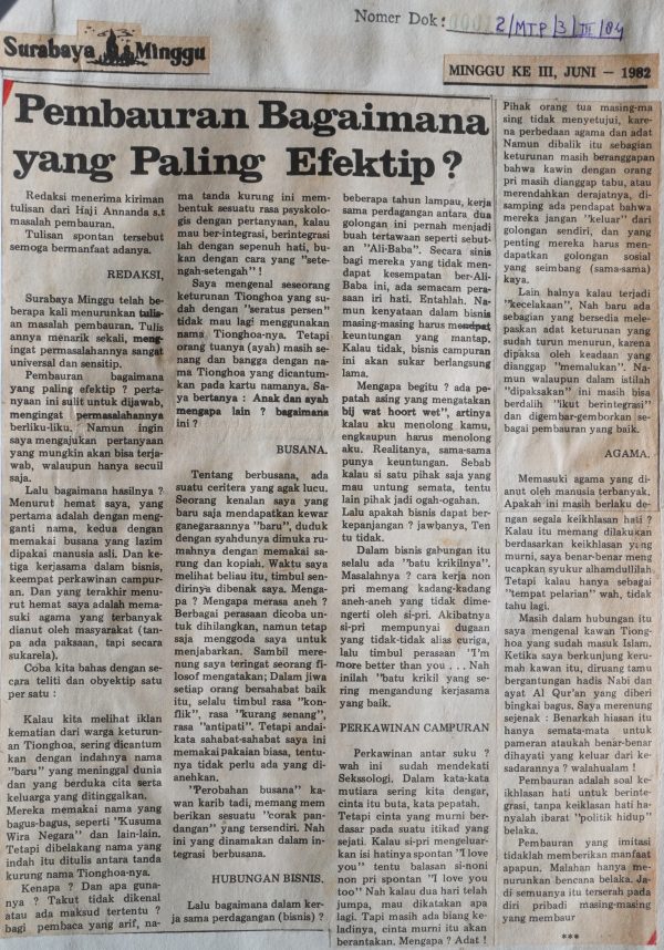 Pembauran Bagaimana yang Paling Efektif?