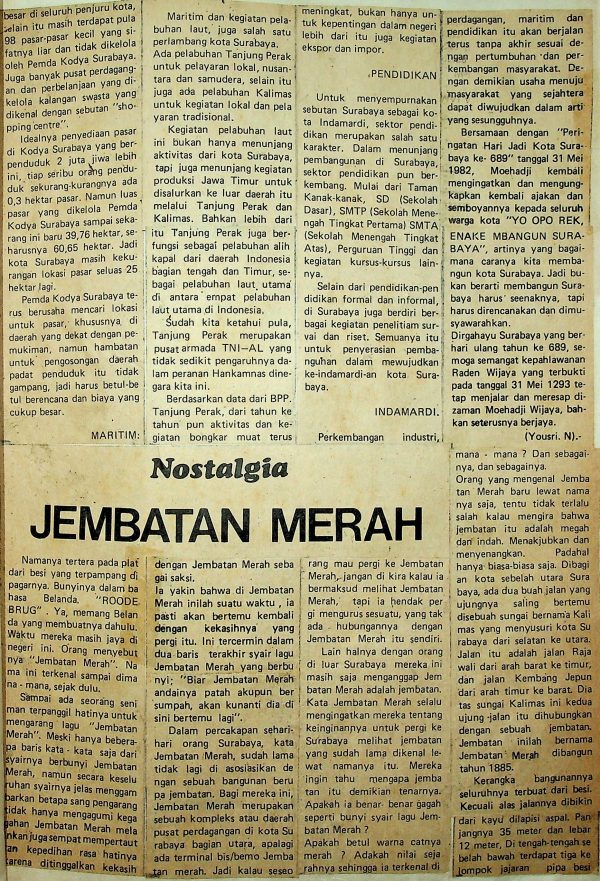 Nostalgia Jembatan Merah