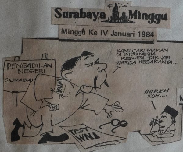 Karikatur Politik Pembauran Tionghoa